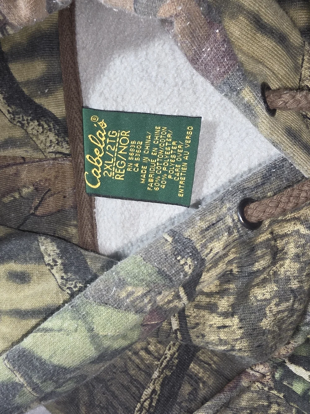 Cabela's Men's Realtree Camo Pullover Hoodie - Green/Brown